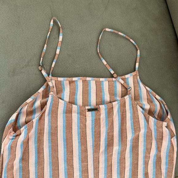 Billabong Women’s Woven Striped Mini Sundress Dress gently used - Picture 6 of 7